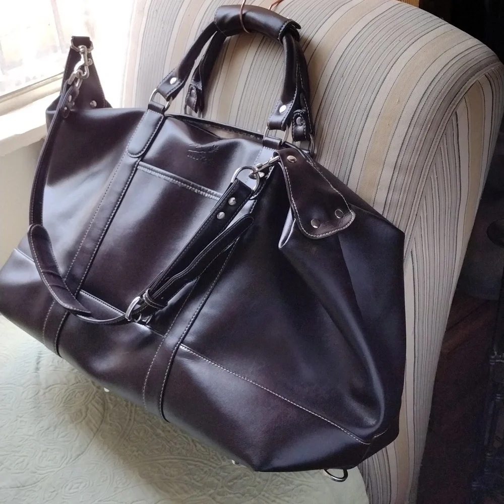 Barrington Brown Vegan Leather Men's Bag